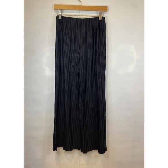 Free People Winona Pleated Flare Pants High Rise Wide Leg Black Size XS - Picture 5 of 9